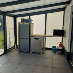 Koelvriescombinatie, vaatwasser en combi-magnetron